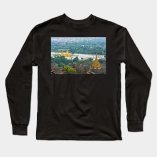 Kuthodaw Paya2, Mandalay. Long Sleeve T-Shirt